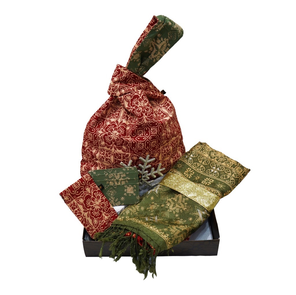 Christmas Hampers A (Red + Green Gradation)