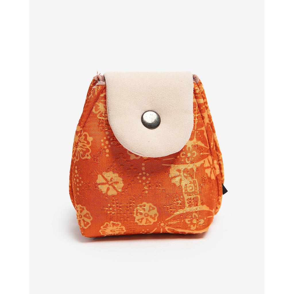 Card Holder Batik Stamped Patchwork