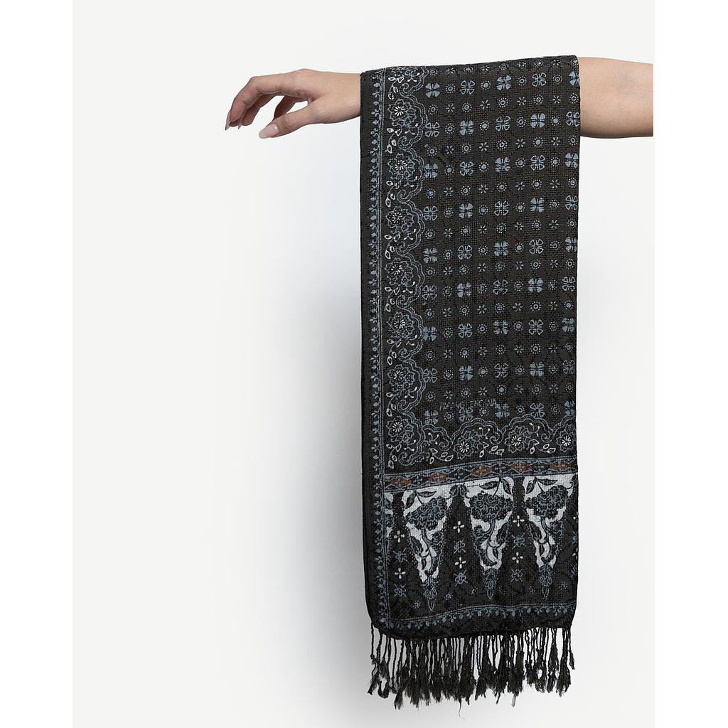 Shawl Batik Machine Loomed Silk
