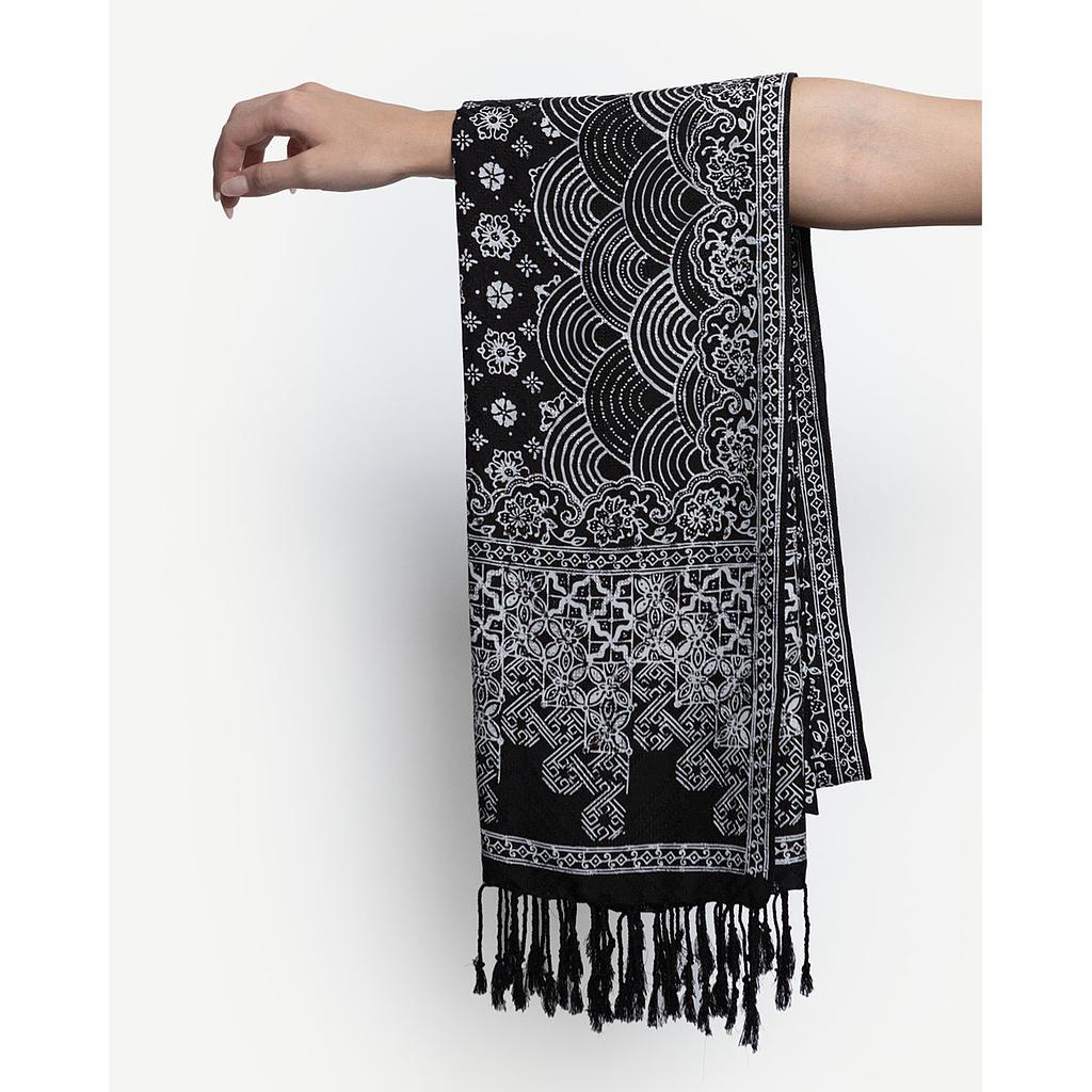 Shawl Batik Machine Loomed