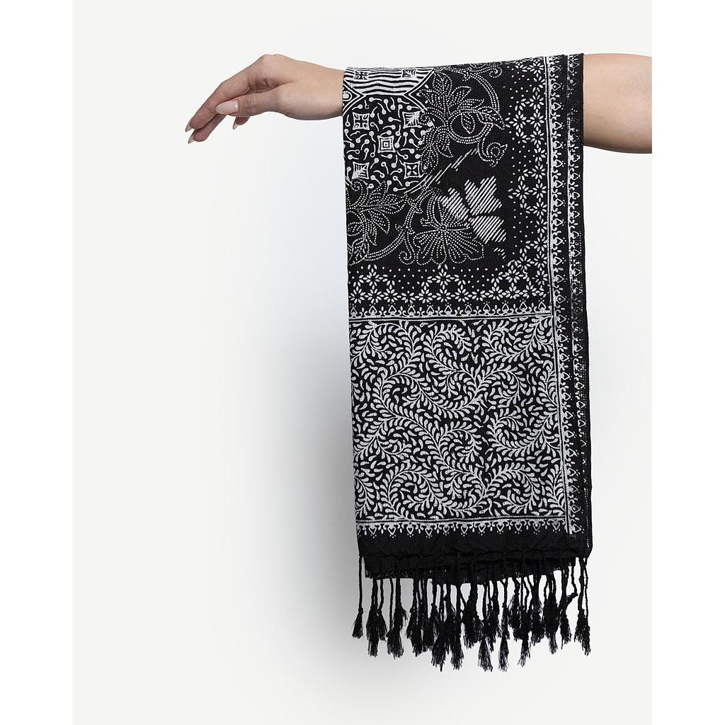 Shawl Batik Machine Loomed