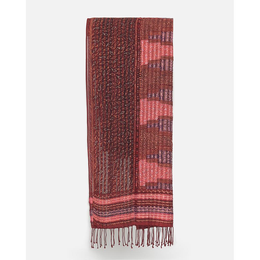 Shawl Batik Hand Loomed Silk