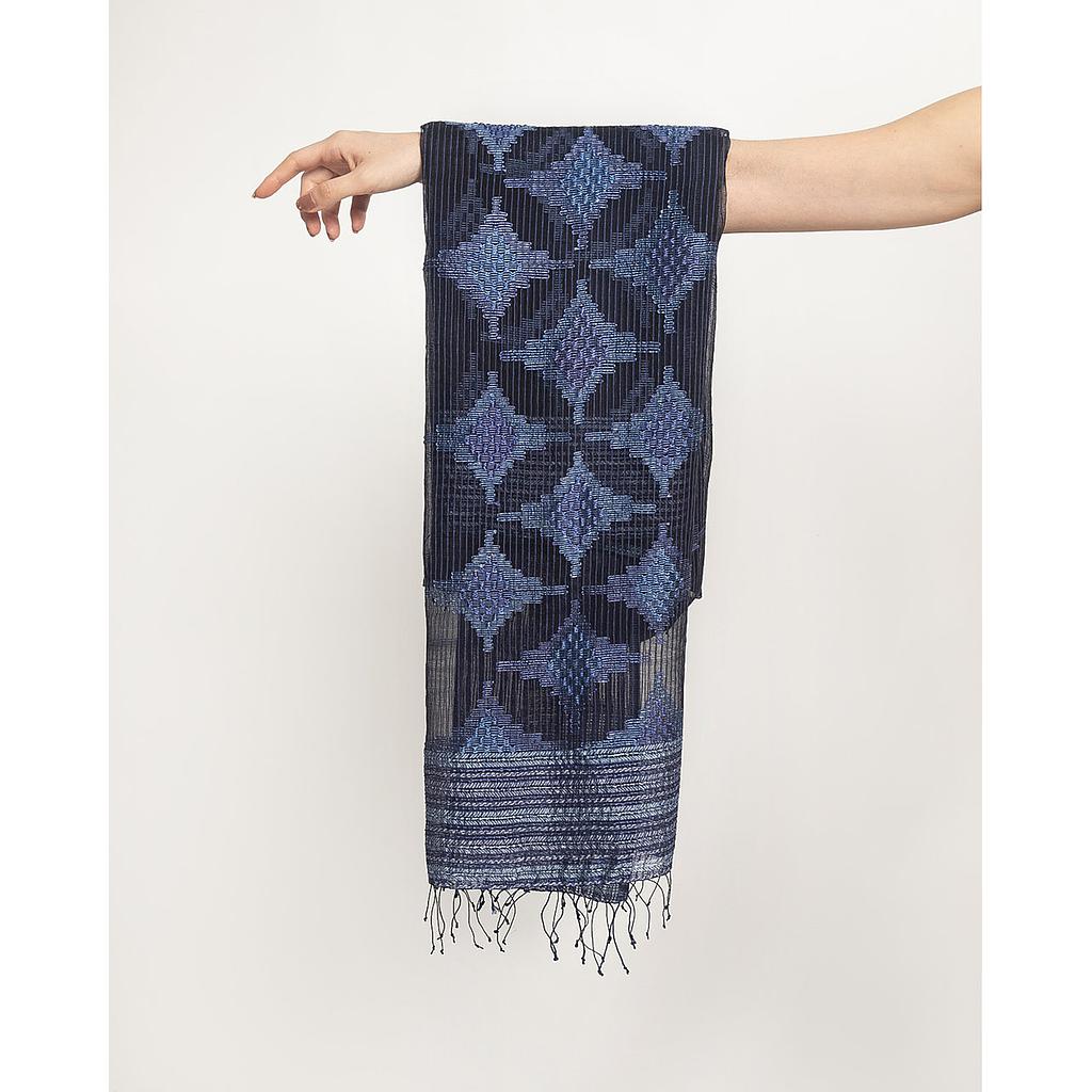 Shawl Batik Hand Loomed Silk