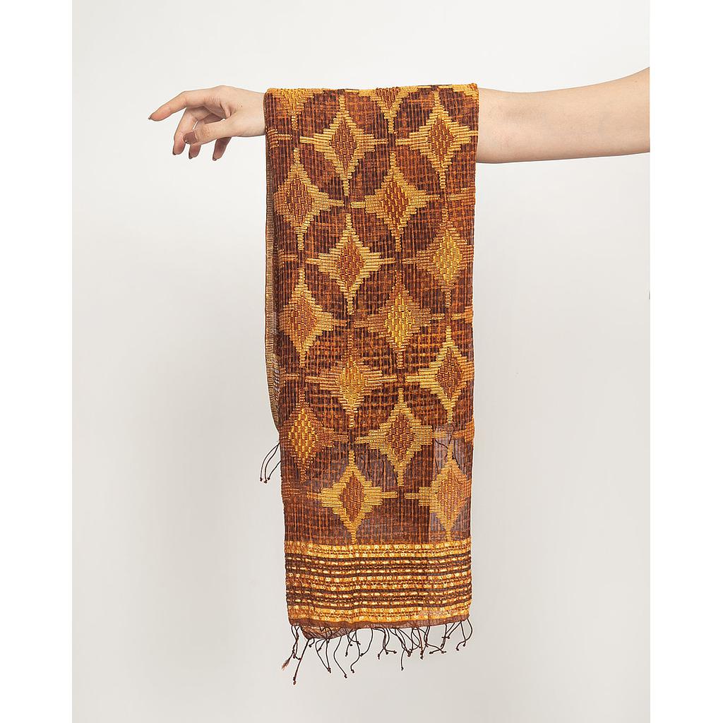 Shawl Hand Loomed Silk B391PK364
