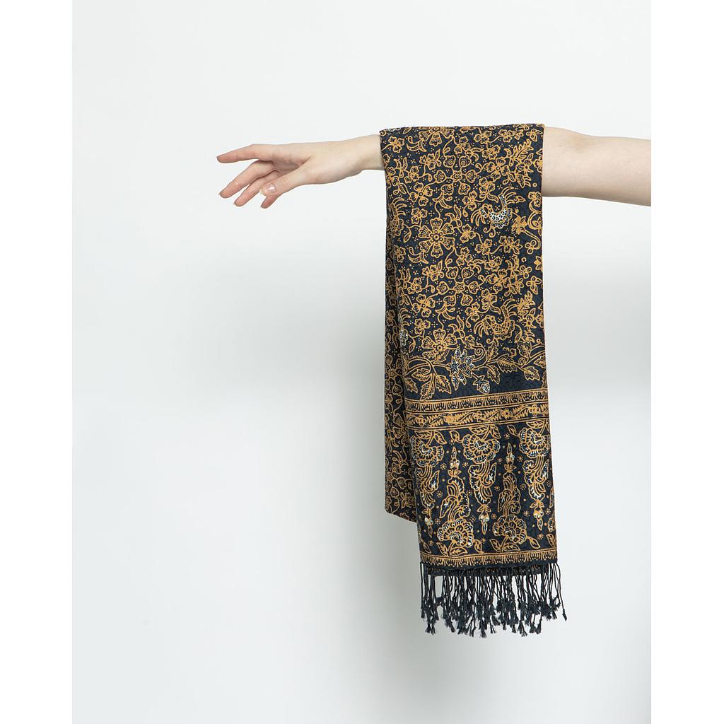 SHAWL BATIK HAND LOOMED SILK