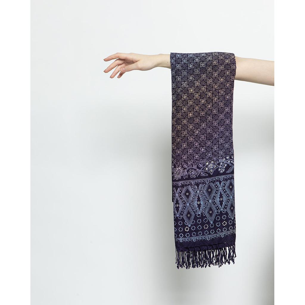 SHAWL BATIK MACHINE LOOMED