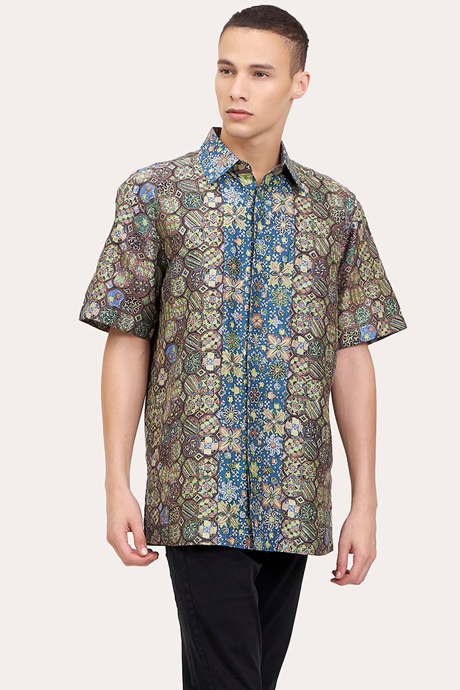 Short Sleeve Batik Shirt