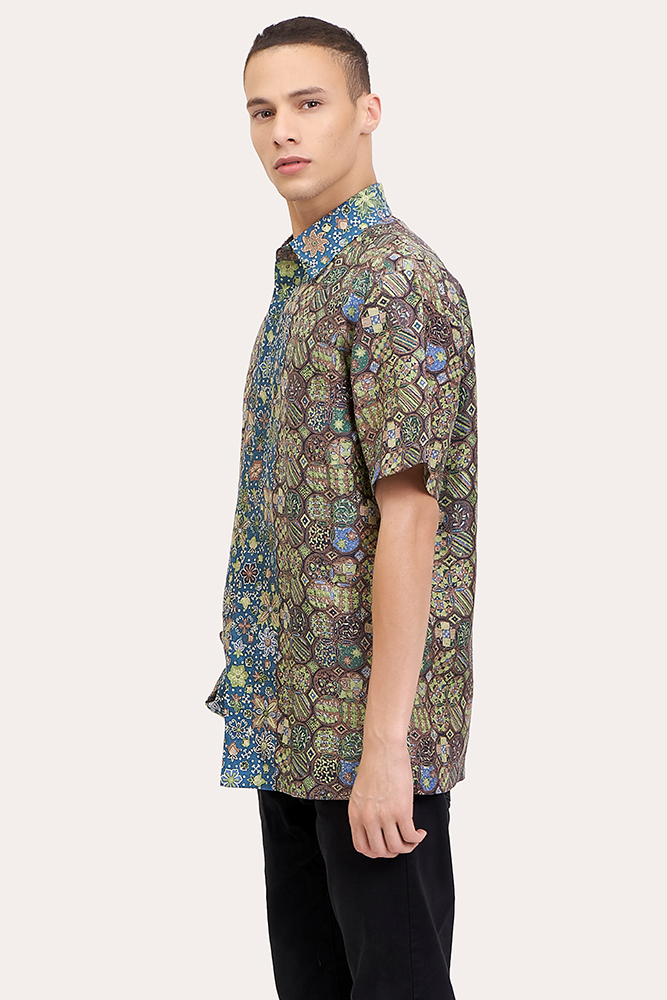 Short Sleeve Batik Shirt