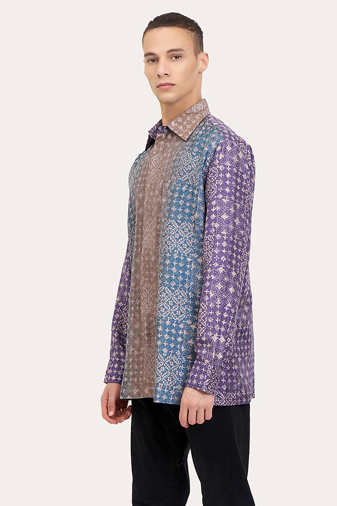 Long Sleeve Batik Shirt