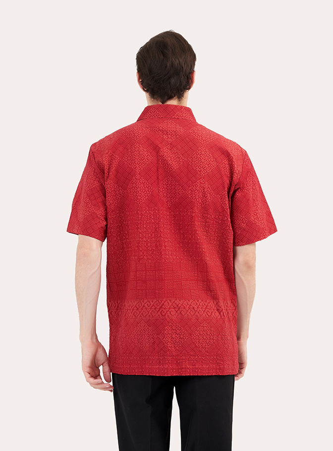 Short Sleeve Batik Shirt