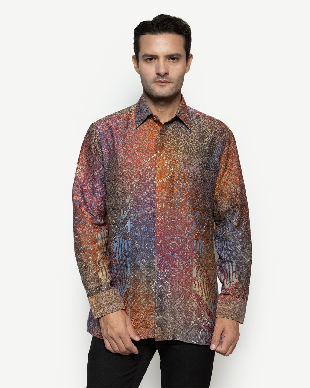 Hand-Drawn Batik Shirt With Boket Junjung Drajat Pattern