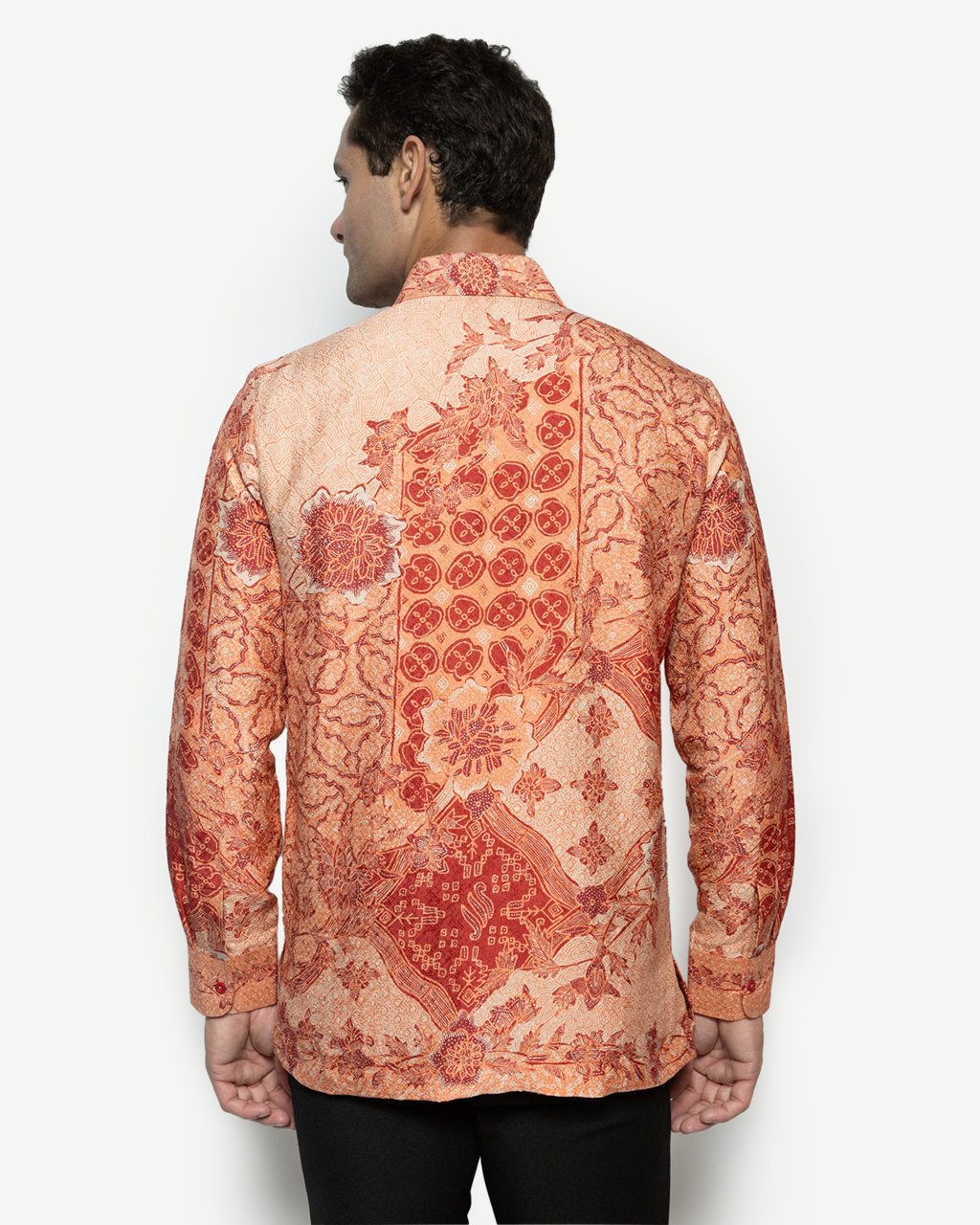 Hand-Drawn Batik Shirt With Junjung Drajat Mawar Eropa Pattern