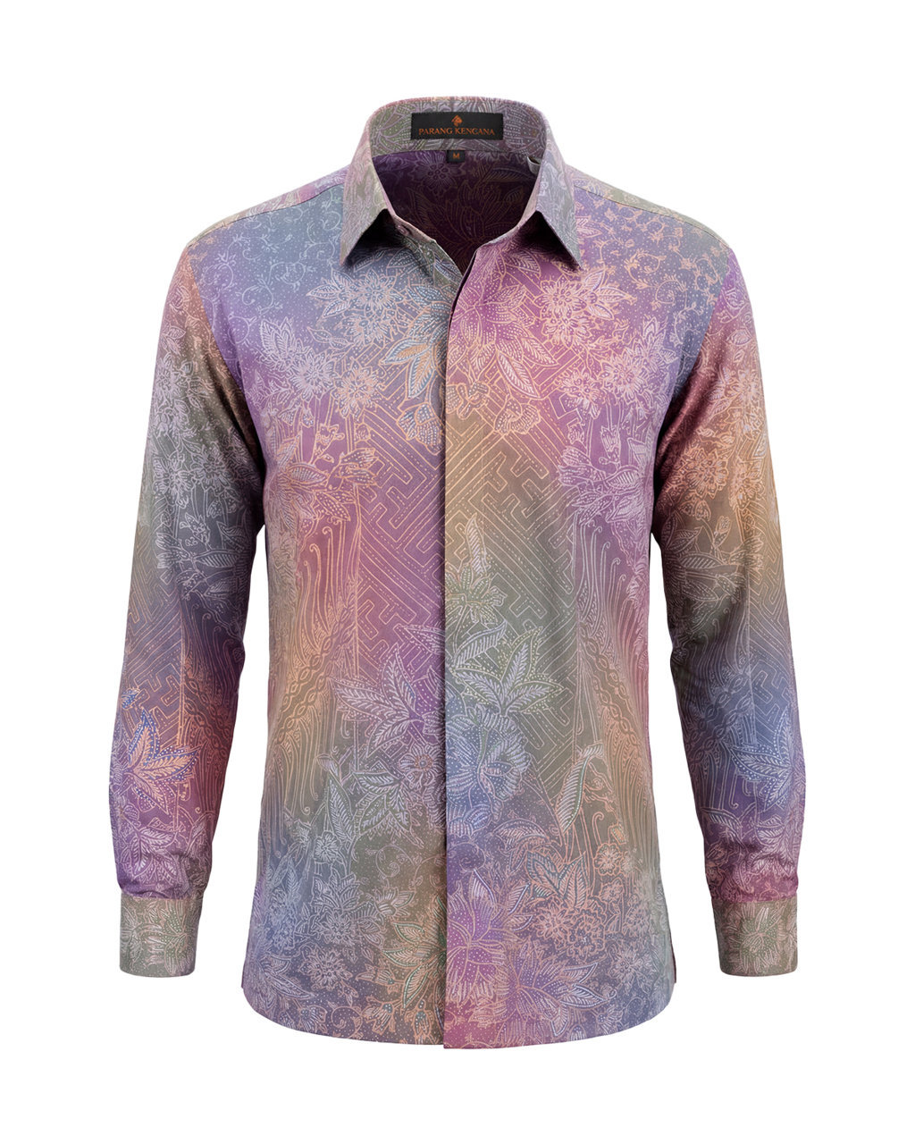 Hand-Drawn Batik Shirt With Sidomukti Melati Gunung Pattern